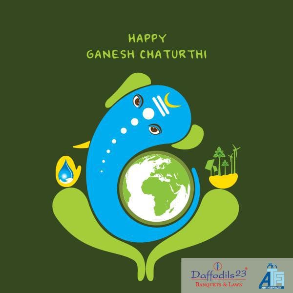 Ganesh Chaturthi — eco-friendly themed greeting