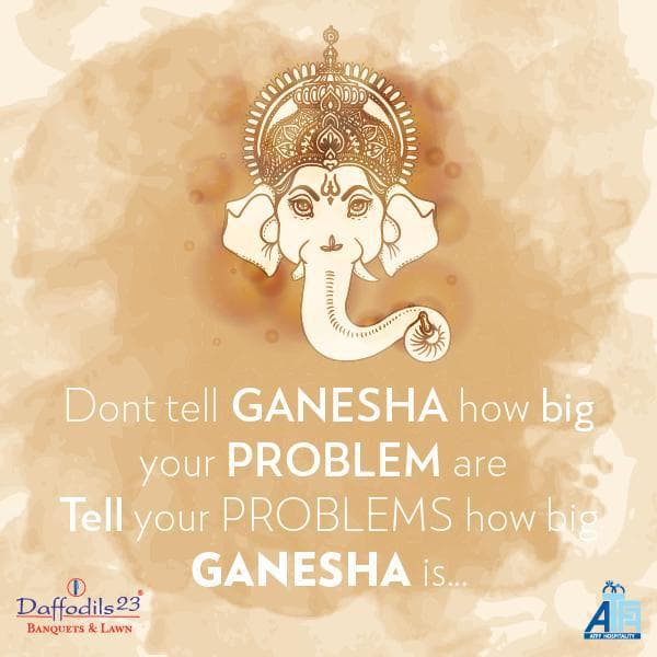 Ganesha inspirational quote post