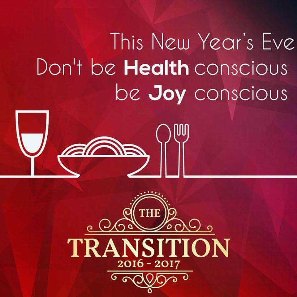 Be Joy Conscious — New Year's Eve messaging