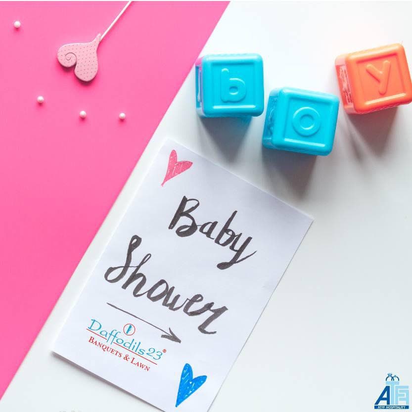 Baby shower event promotion