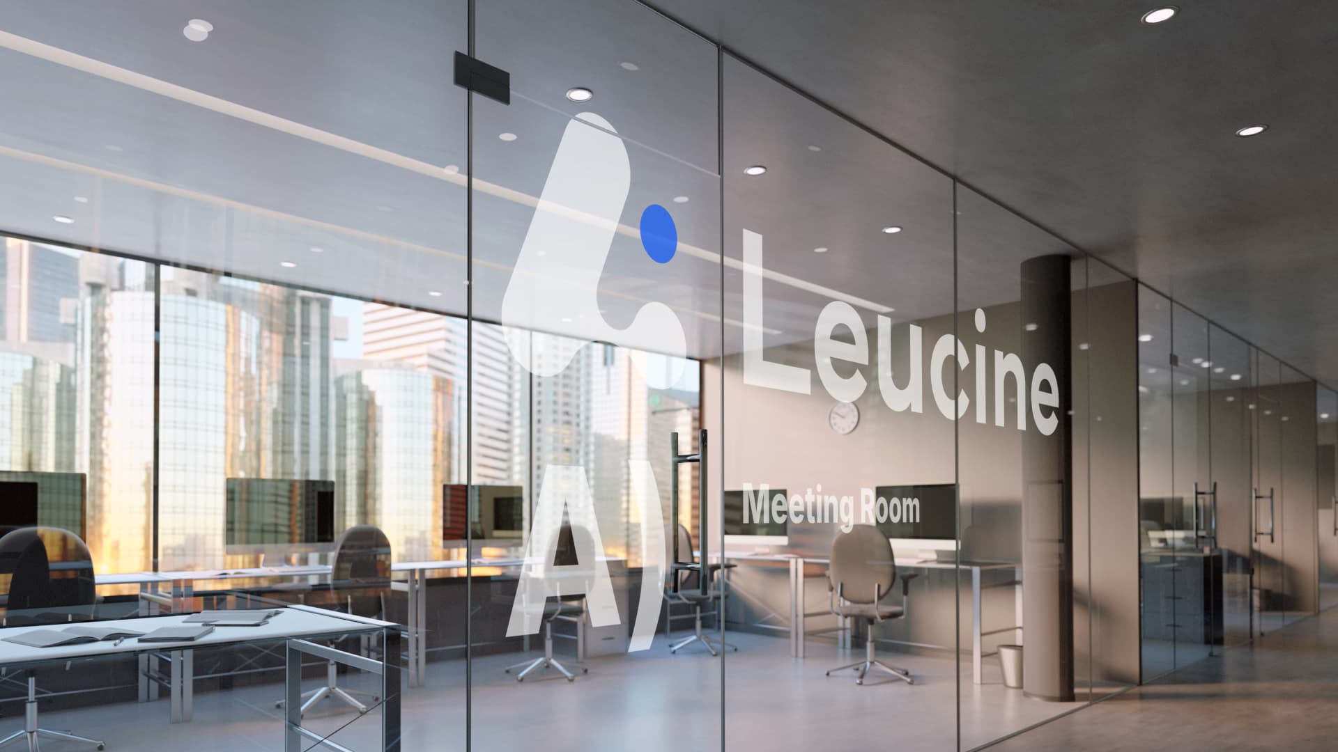 Glass meeting-room branding