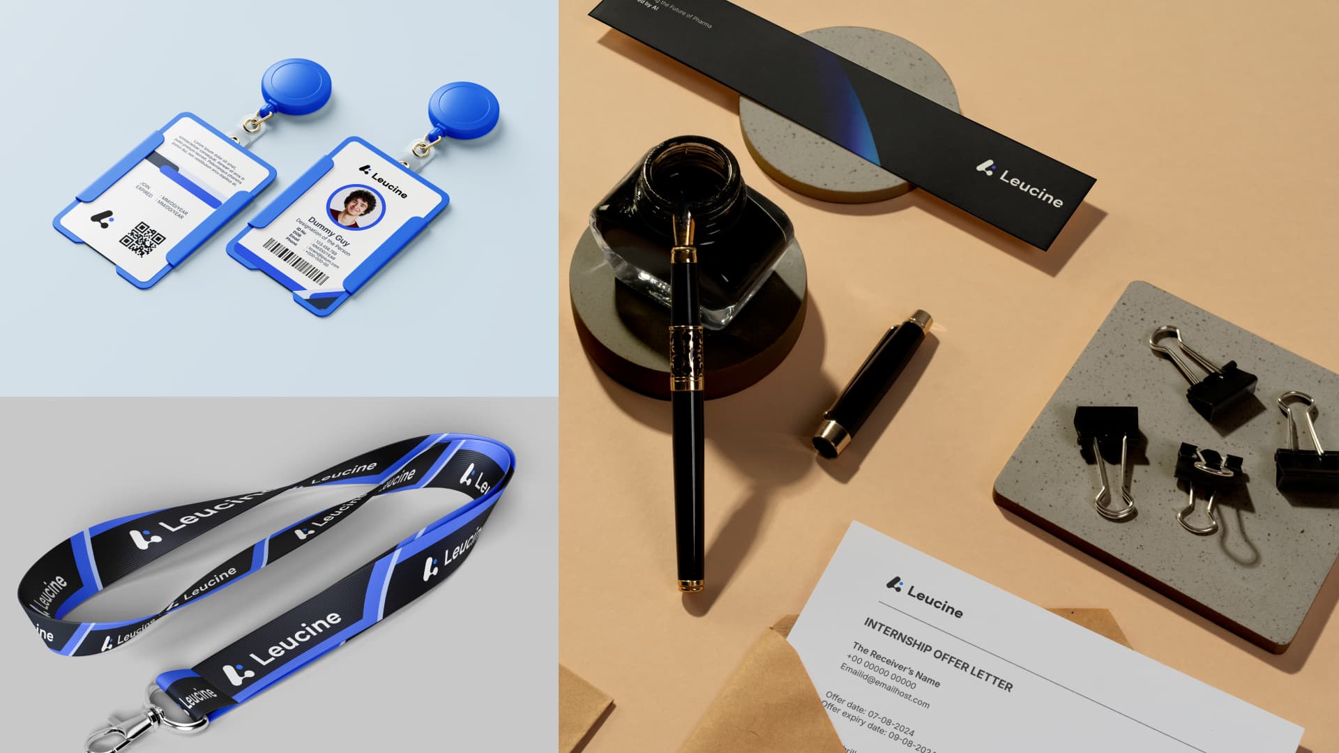 ID badges and lanyards